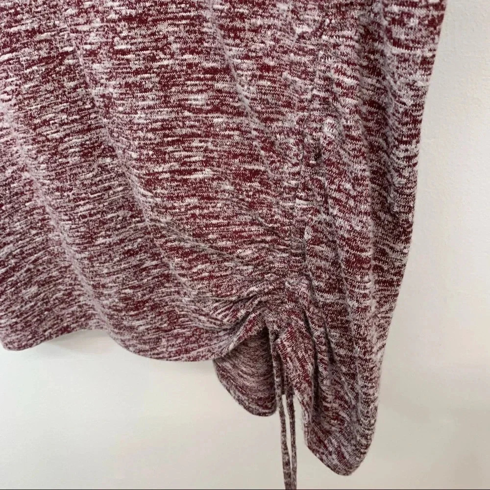 Design History Womans Knit Sweater Top XXL Maroon Soft Cozy Long Sleeve - Picture 3 of 9
